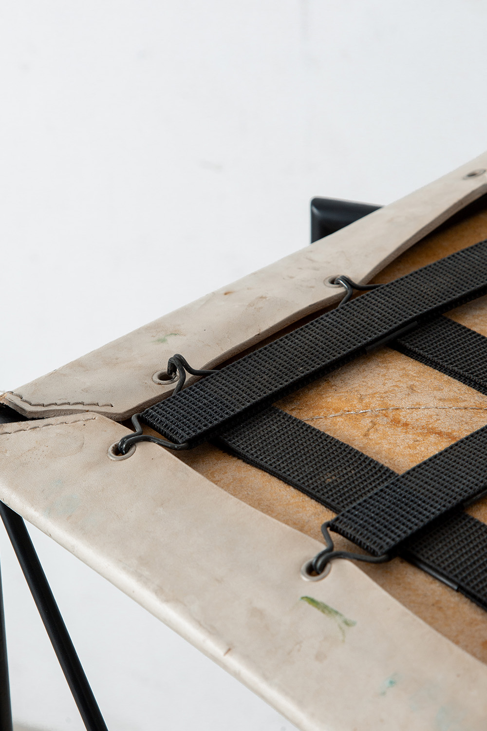‘Moka’ Chair by Mario Asnago & Claudio Vender for Flexform in Metal and Leather