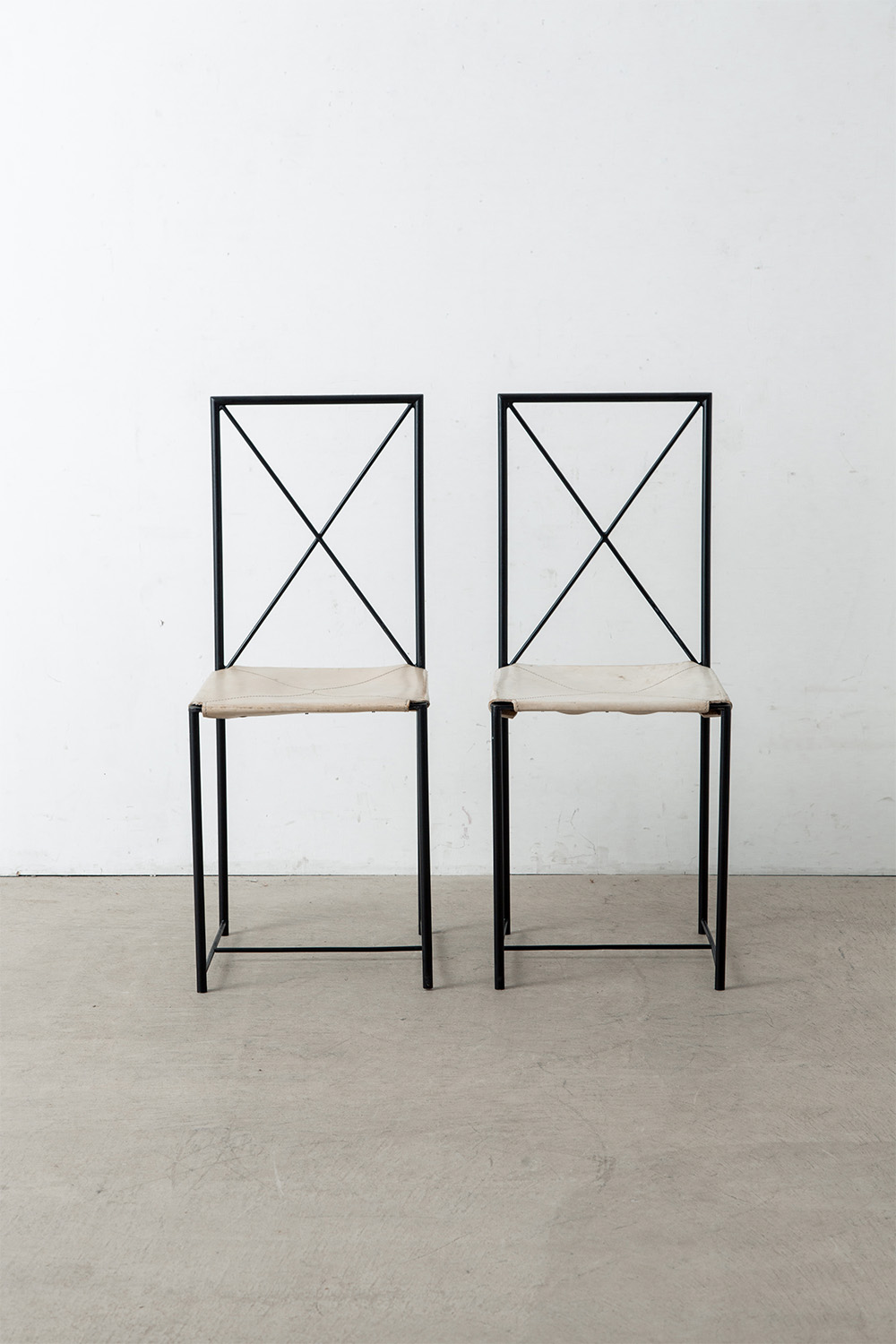 ‘Moka’ Chair by Mario Asnago & Claudio Vender for Flexform in Metal and Leather