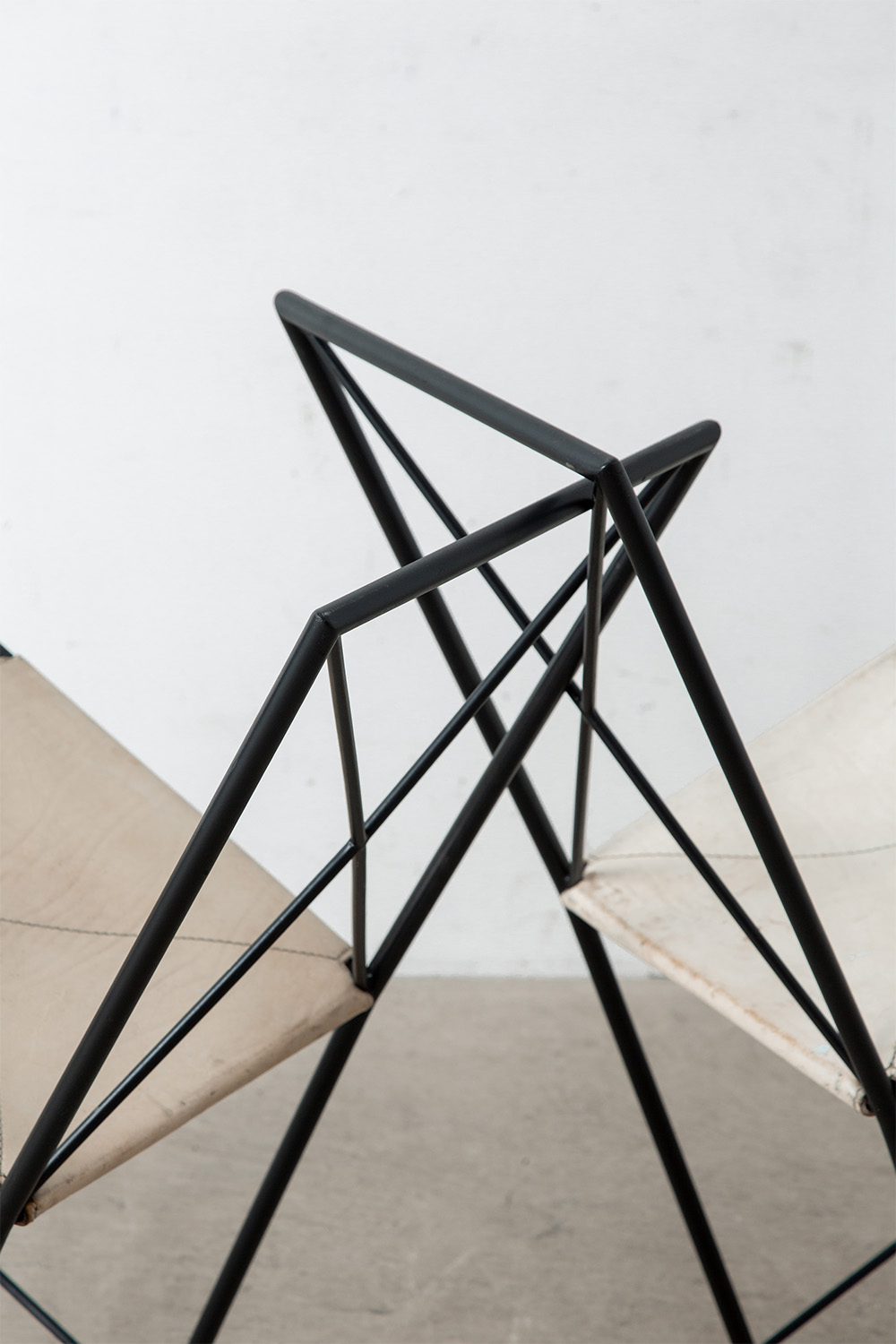 ‘Moka’ Chair by Mario Asnago & Claudio Vender for Flexform in Metal and Leather