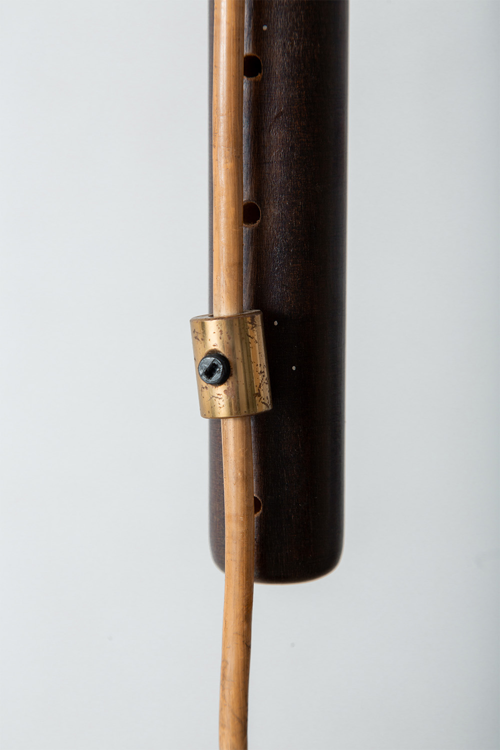 Cocoon Pendant Lamp in Wood and Resin