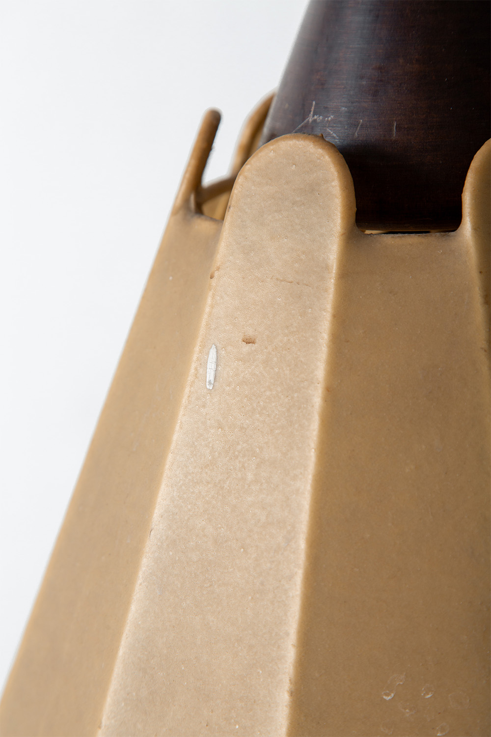 Cocoon Pendant Lamp in Wood and Resin