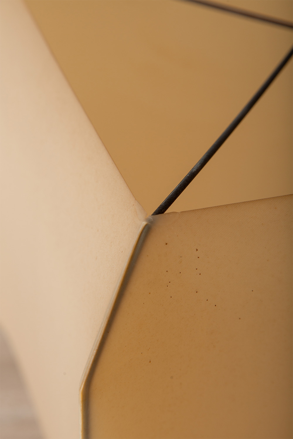 ‘Bali’ Table Lamp by Bruno Munari for Danese in Wood , Metal and Rice paper