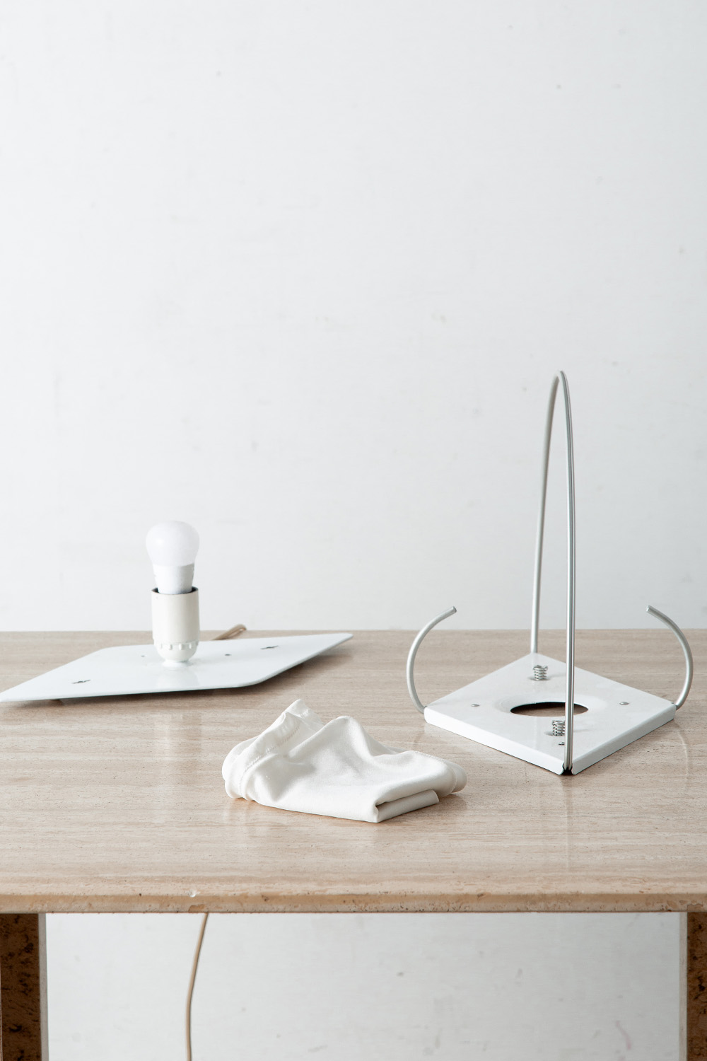 ‘Kaori’ Table Lamp by Kazuhide Takahama for Sirrah in Plastic and Polyester