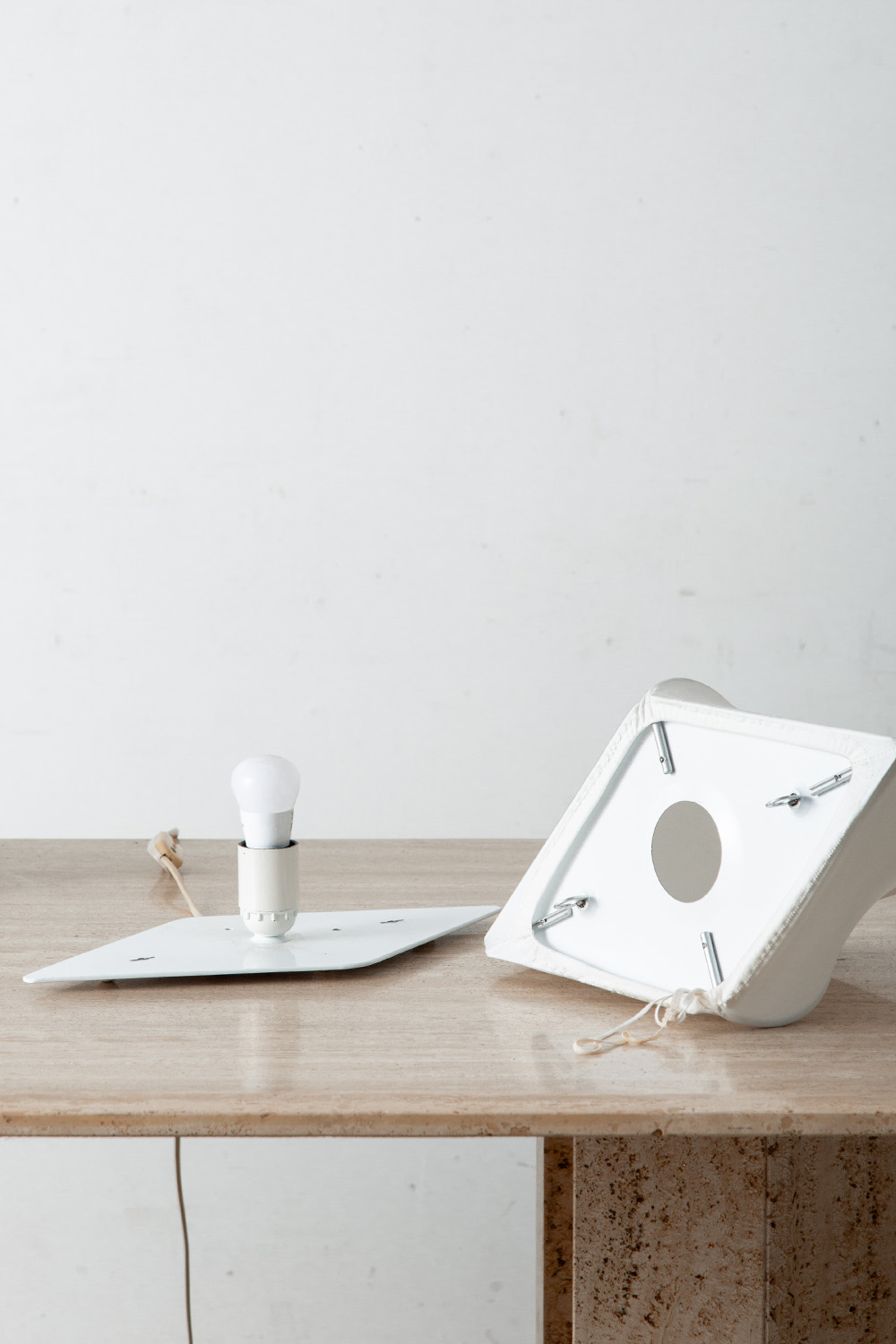 ‘Kaori’ Table Lamp by Kazuhide Takahama for Sirrah in Plastic and Polyester