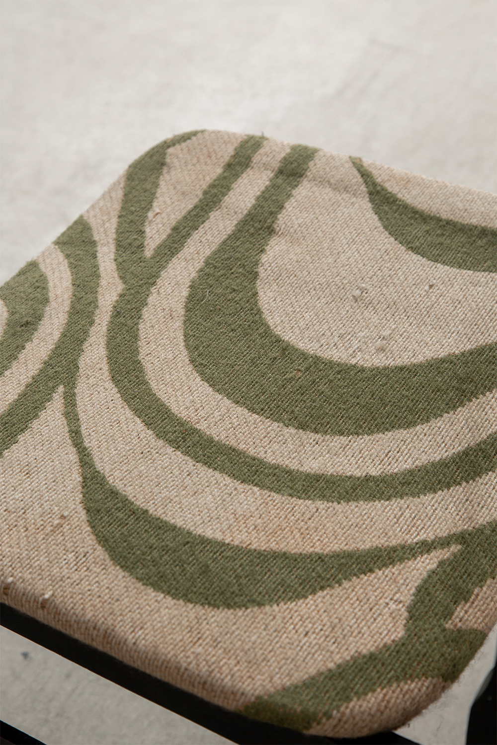 Vintage Dining Chair in Wood and Fabric