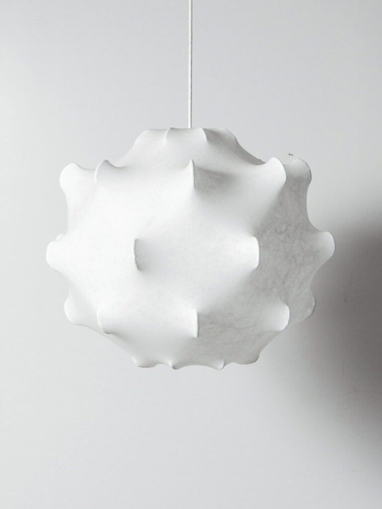 TARAXACUM S1 Suspension Lamp by Achille & Pier Giacomo Castiglioni for FLOS in Steel and Cocoon