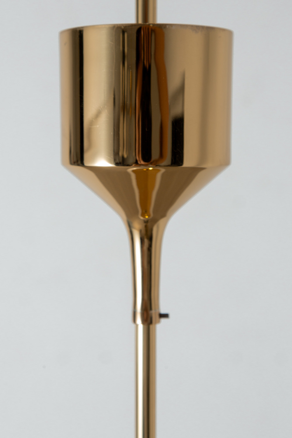Doppio Vetro Suspension by Ignazio Gardella for TATO in Brass and Glass