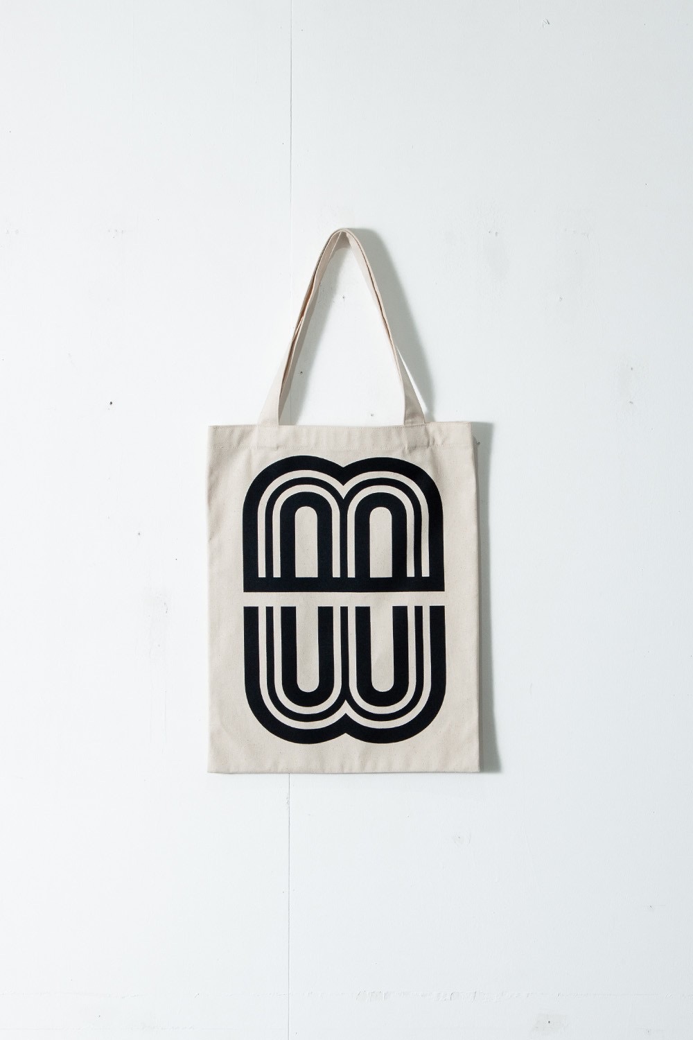 Tote Bag by Ikki Kobayashi for fujie textile in Black White