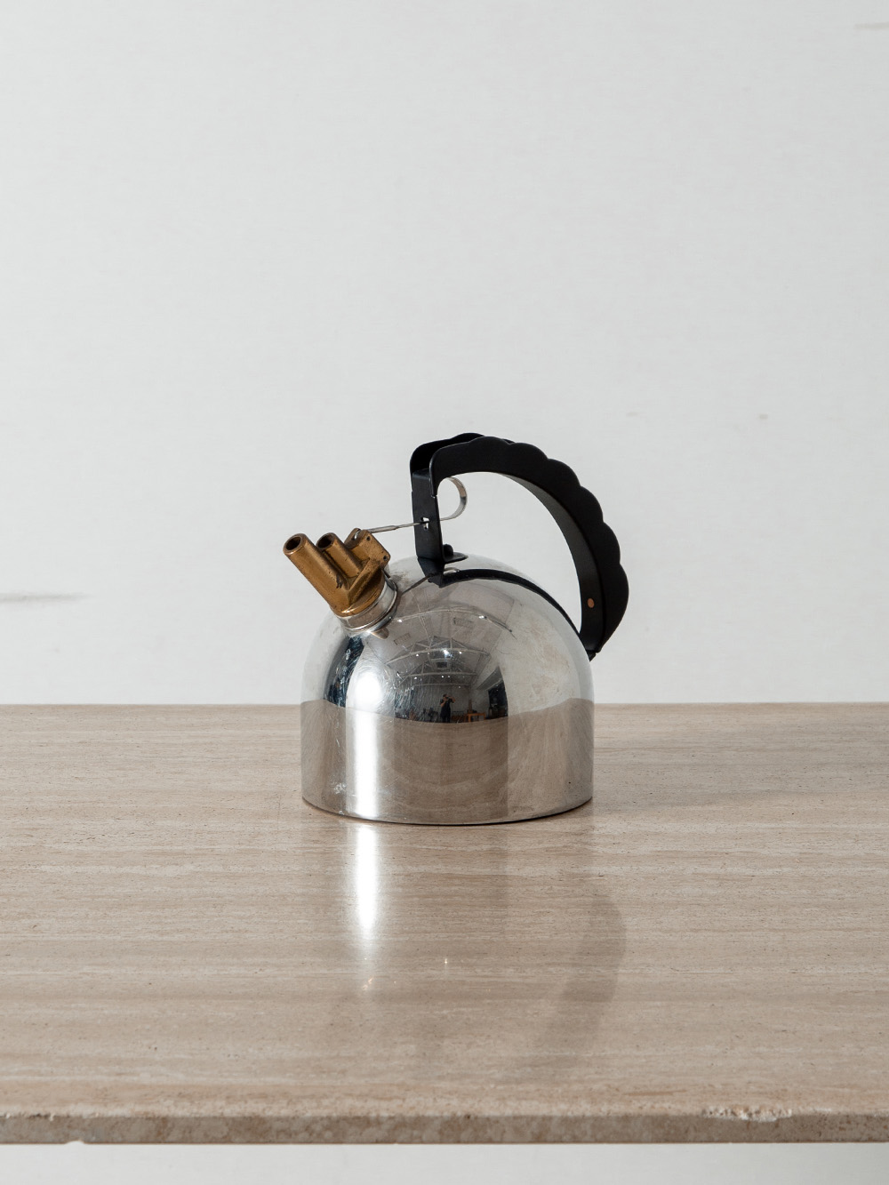 ‘9091’ Kettle by Richard Sapper for Alessi in Stainless and Brass