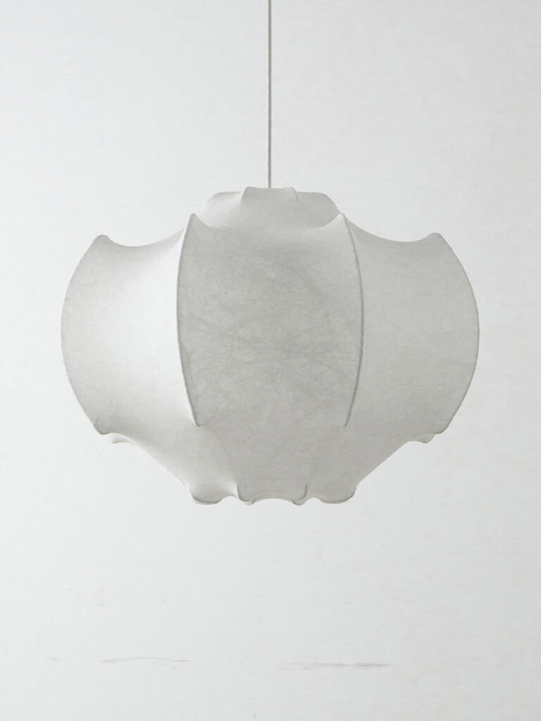 VISCONTEA Suspension Lamp by Achille & Pier Giacomo Castiglioni for FLOS in Steel and Cocoon