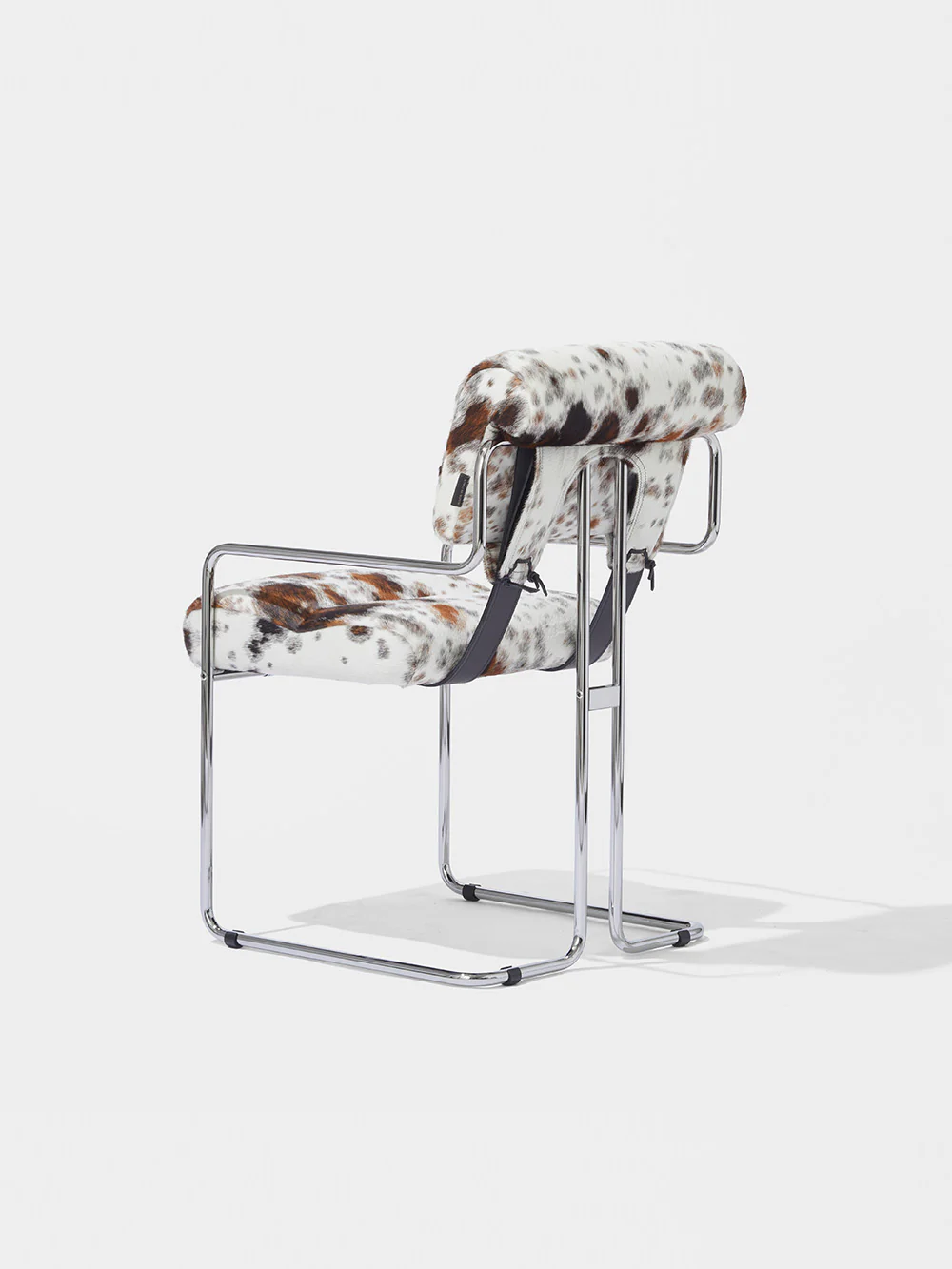 TUCROMA Chair by Guido Faleschini for 4 MARIANI in Camel Brown PA SIOUX