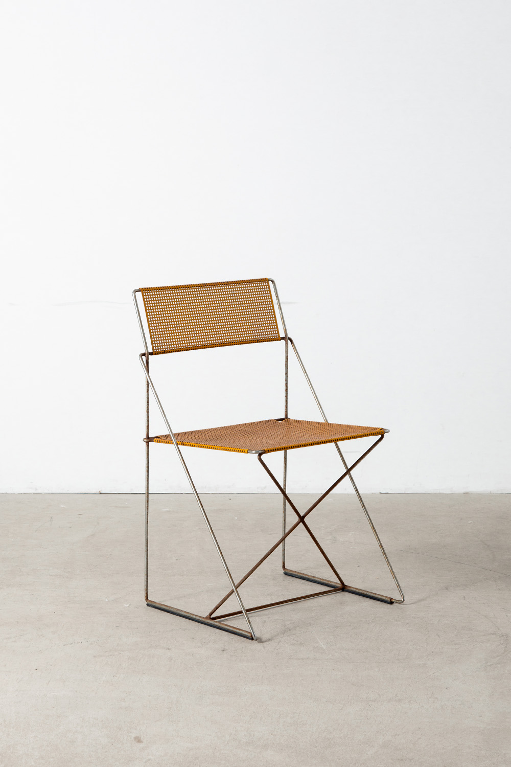 X-LINE Chair by Niels Jorgen Haugesen for HYBODAN in Metal