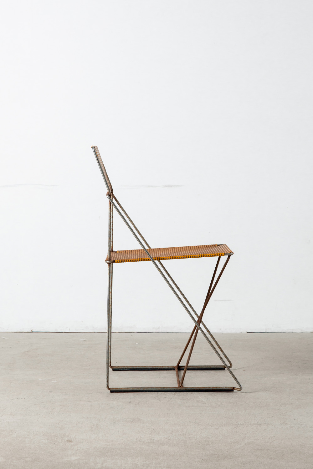 X-LINE Chair by Niels Jorgen Haugesen for HYBODAN in Metal
