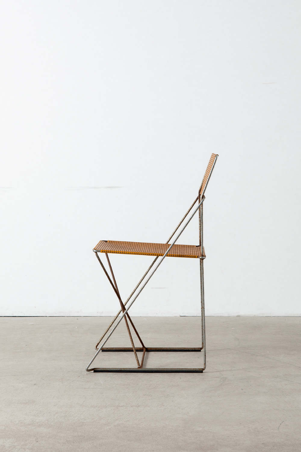 X-LINE Chair by Niels Jorgen Haugesen for HYBODAN in Metal