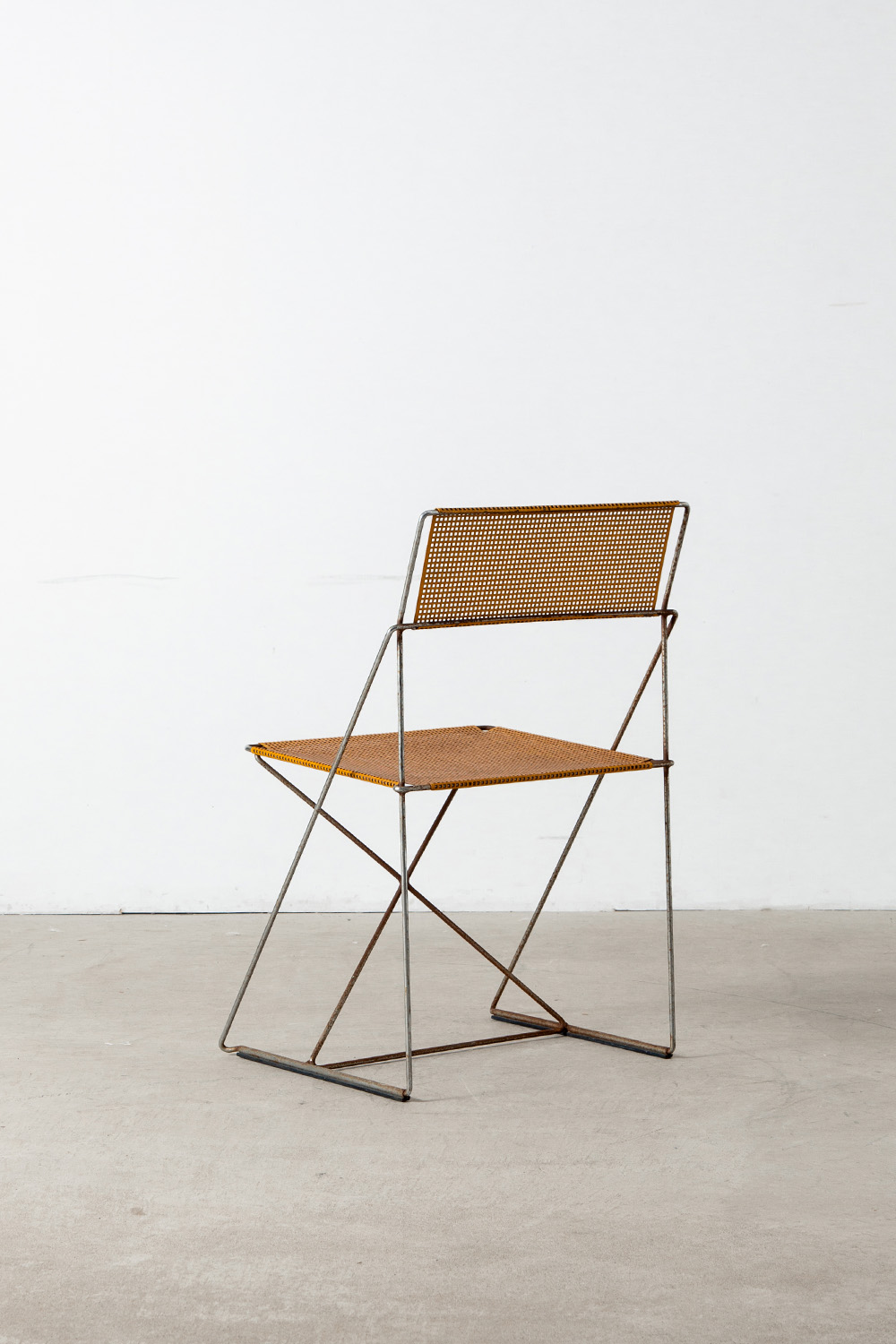 X-LINE Chair by Niels Jorgen Haugesen for HYBODAN in Metal