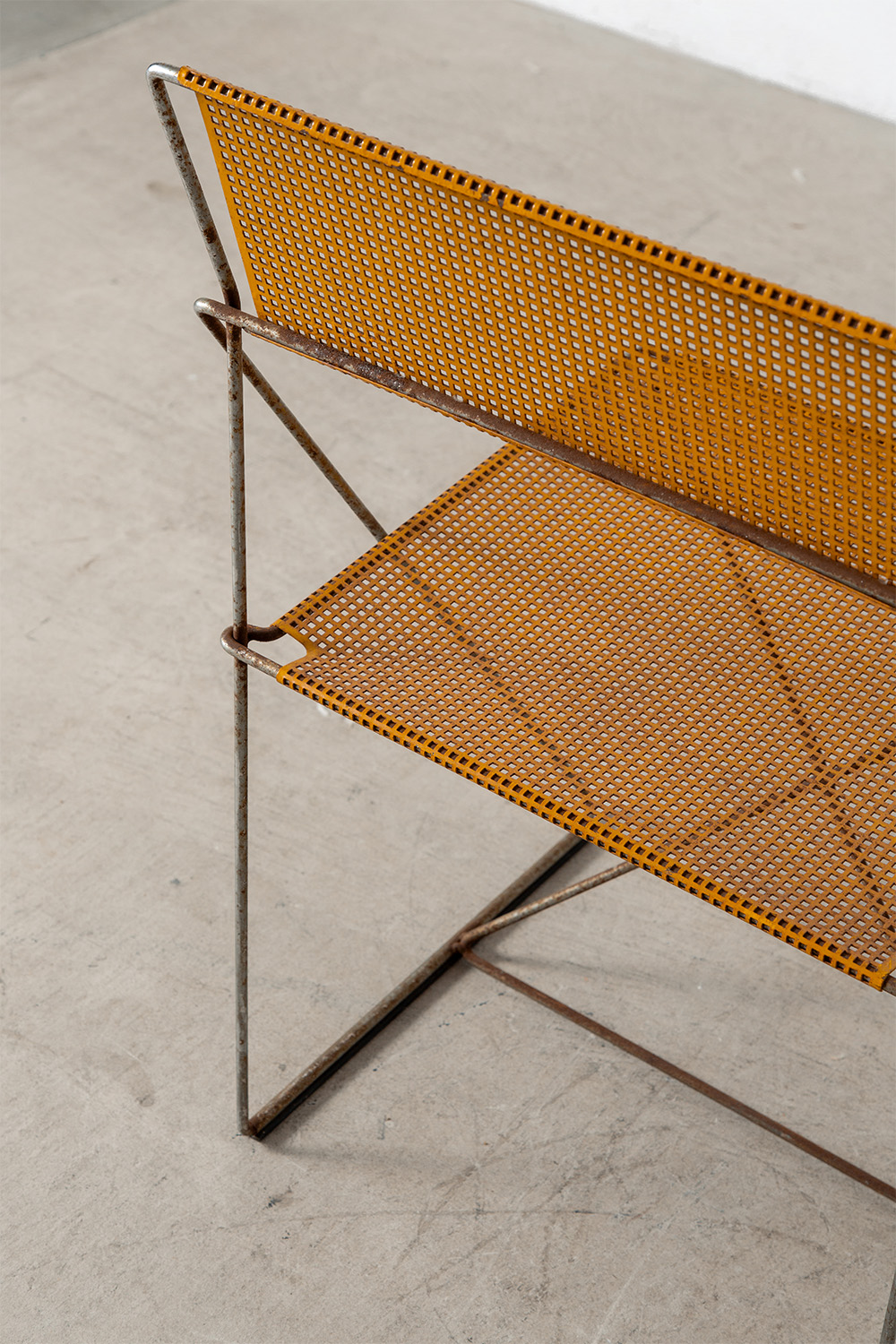 X-LINE Chair by Niels Jorgen Haugesen for HYBODAN in Metal