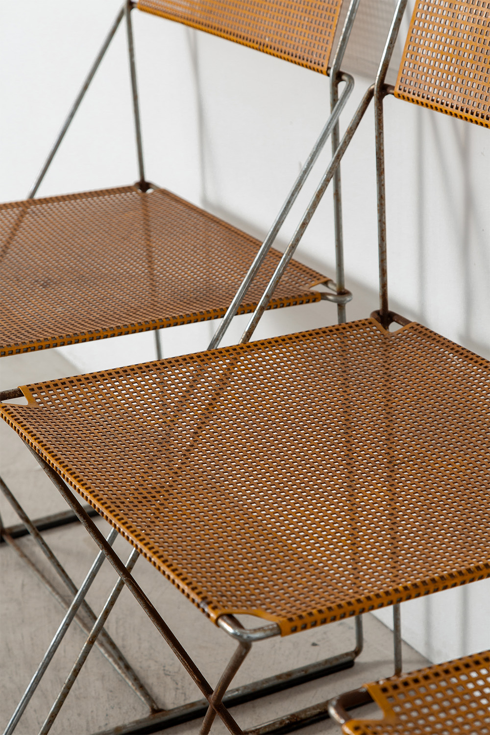 X-LINE Chair by Niels Jorgen Haugesen for HYBODAN in Metal