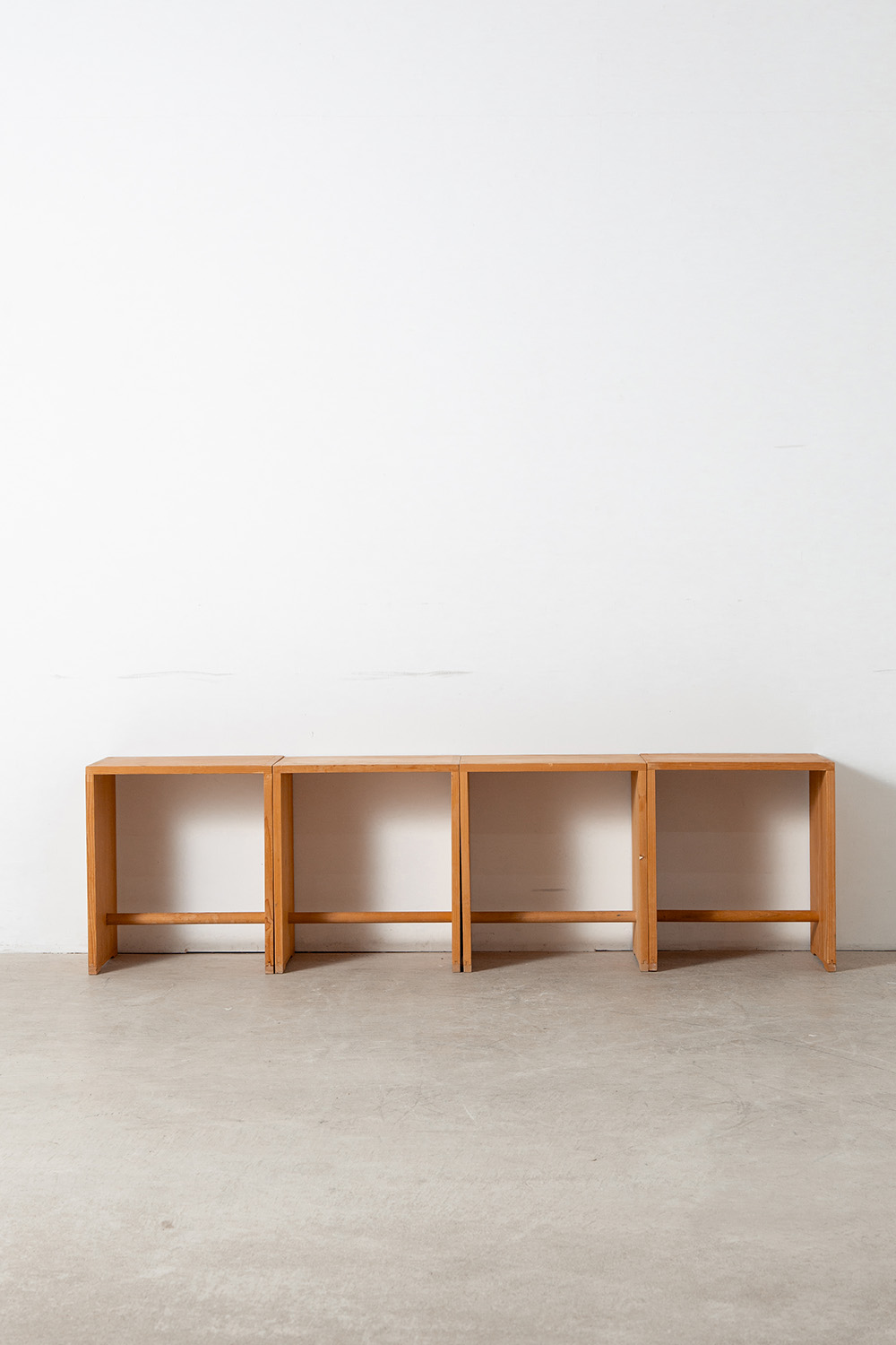 ‘Ulm’ Stool and Side Table by Max Bill