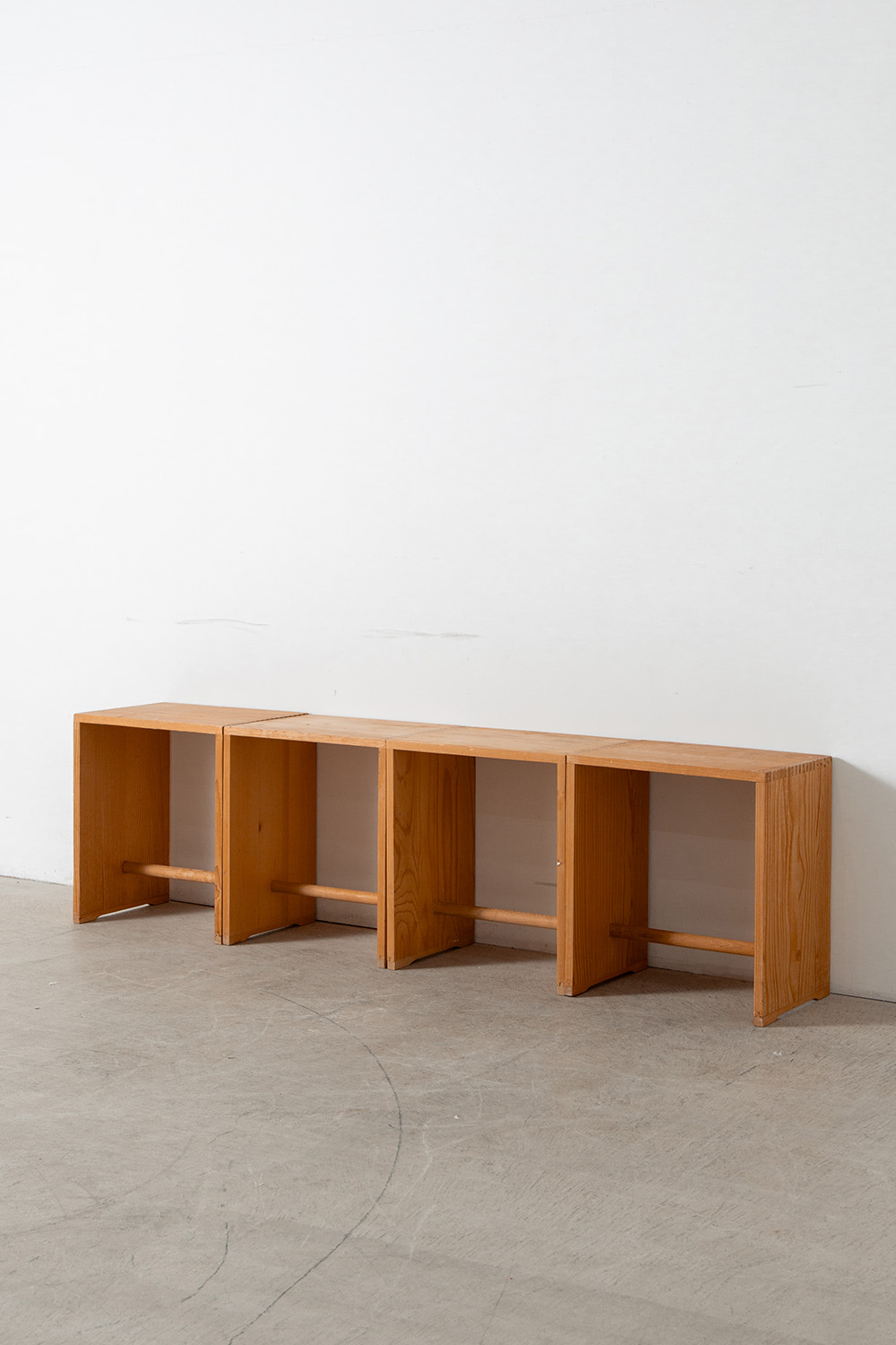 ‘Ulm’ Stool and Side Table by Max Bill