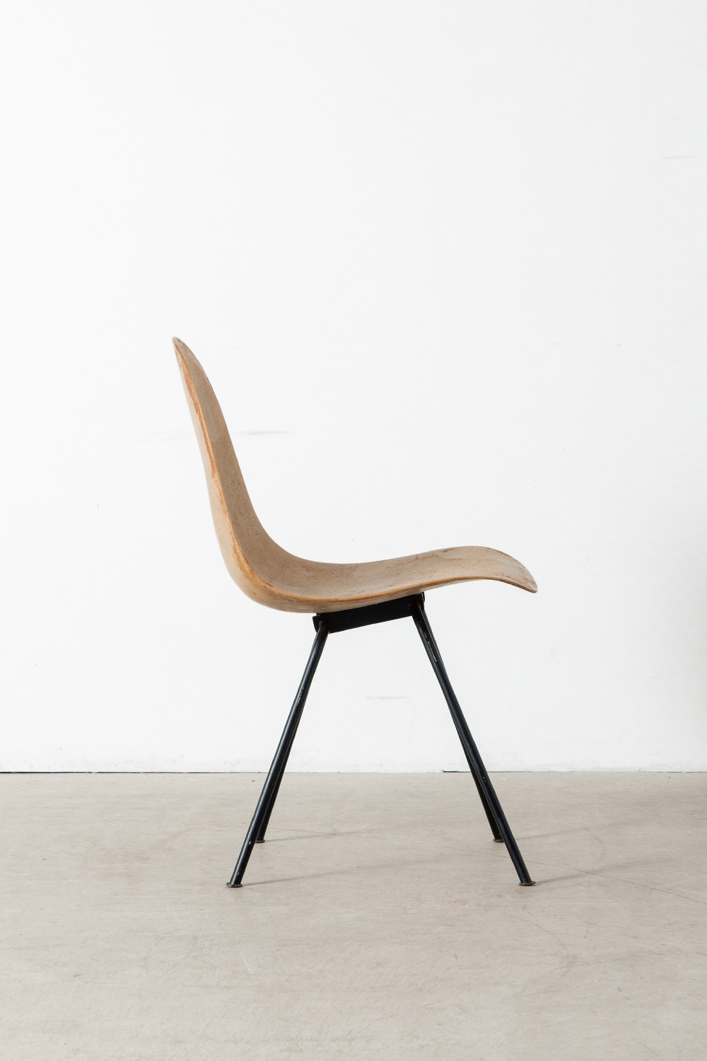 ‘Model 108’ Chair by Hans Bellman for Strässle in Glass fiber and Steel