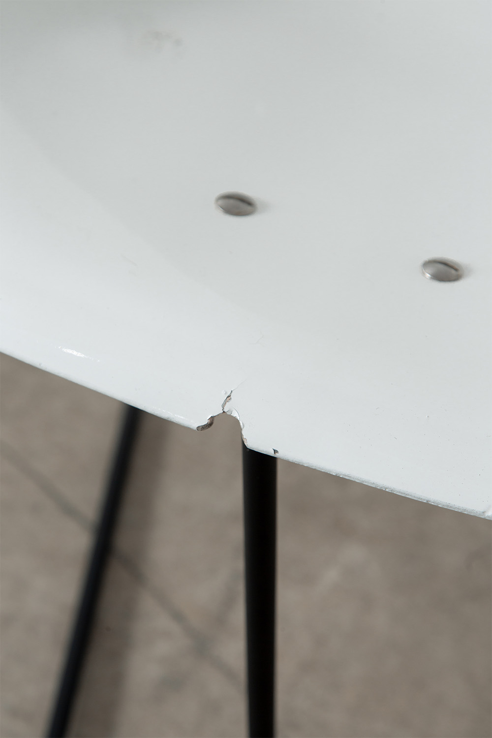 ‘Coccinelle’ Chair by René-Jean Caillette for Steiner in Glass fiber and Steel