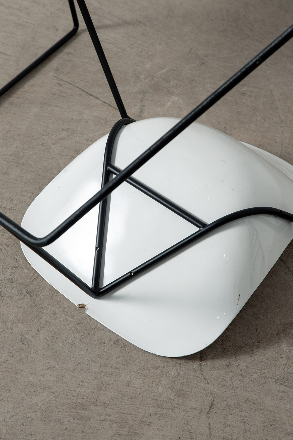 ‘Coccinelle’ Chair by René-Jean Caillette for Steiner in Glass fiber and Steel