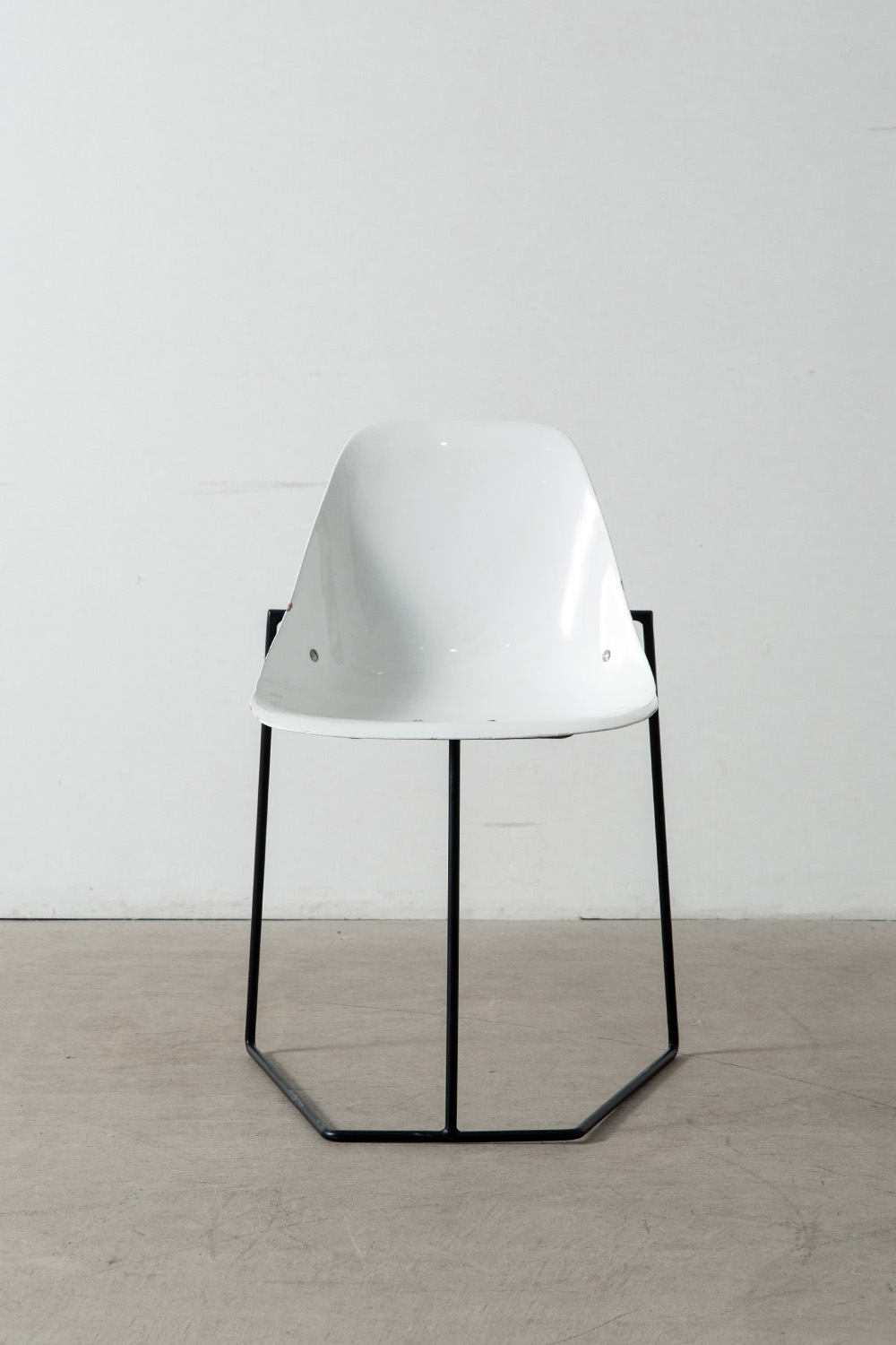 ‘Coccinelle’ Chair by René-Jean Caillette for Steiner in Glass fiber and Steel