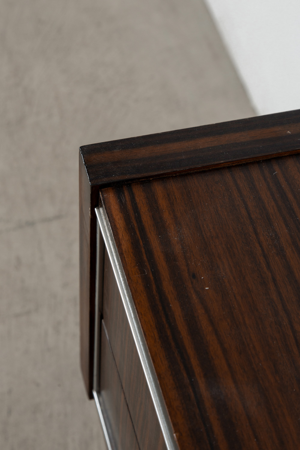 Sideboard in Wood and Aluminum