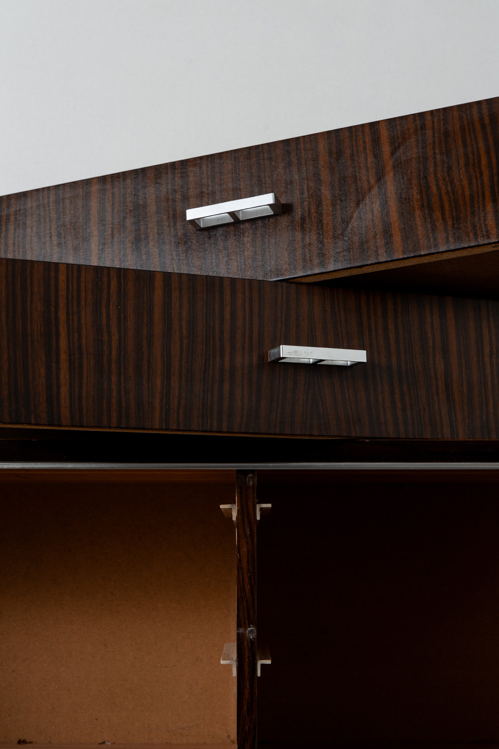 Sideboard in Wood and Aluminum