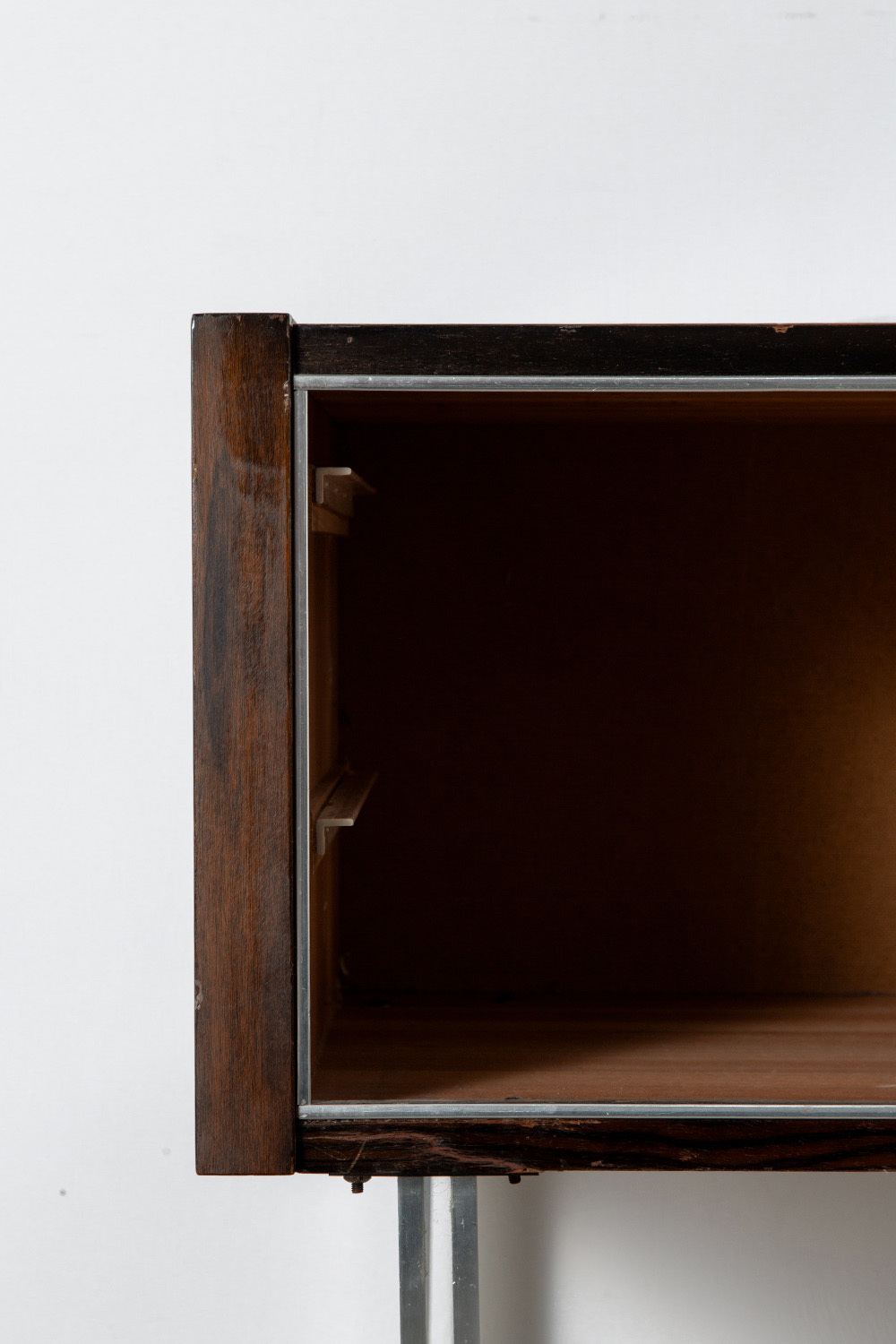 Sideboard in Wood and Aluminum