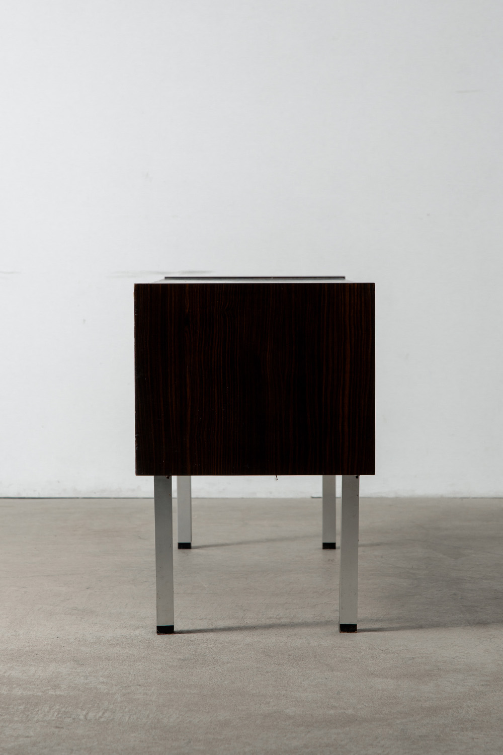 Sideboard in Wood and Aluminum