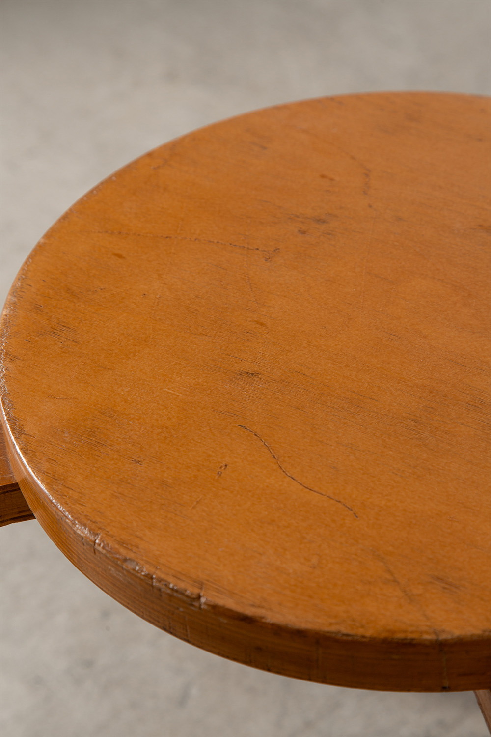 Alvar Aalto Style Stool in Wood