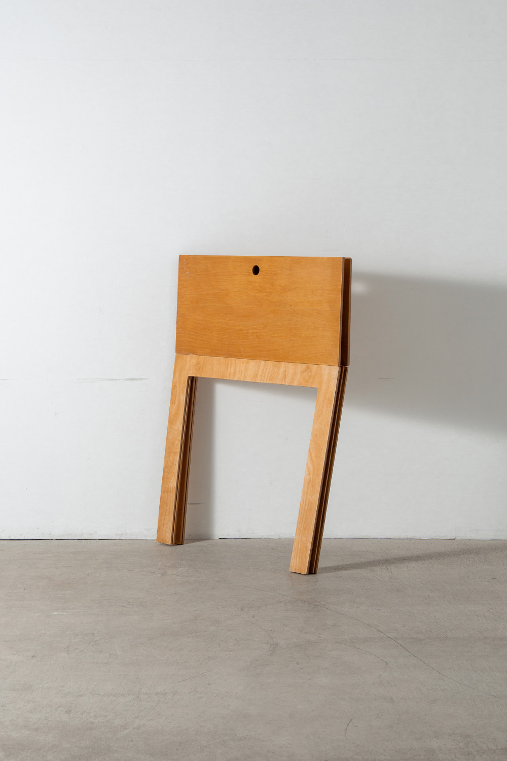 ‘Last Minute’ Folding Table by Hauke Murken for Nils Holger Moormann in Plywood