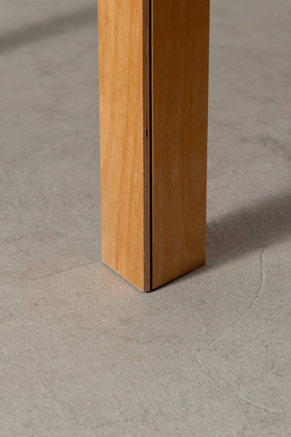 ‘Last Minute’ Folding Table by Hauke Murken for Nils Holger Moormann in Plywood