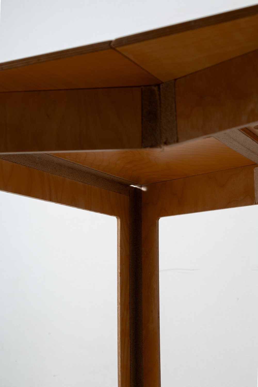‘Last Minute’ Folding Table by Hauke Murken for Nils Holger Moormann in Plywood