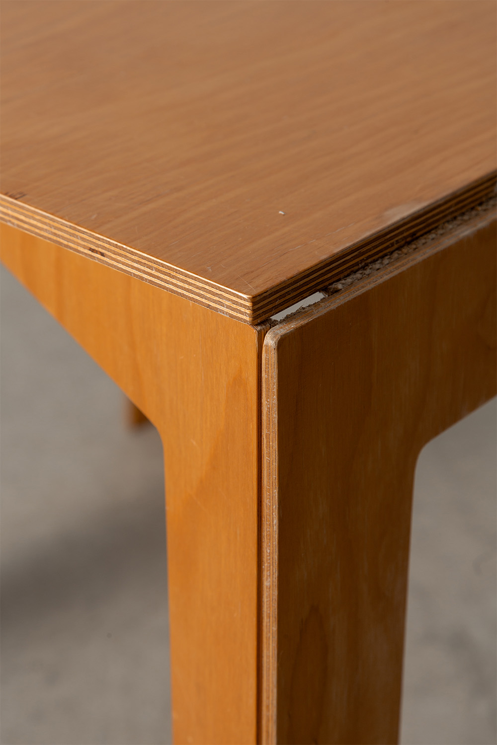 ‘Last Minute’ Folding Table by Hauke Murken for Nils Holger Moormann in Plywood