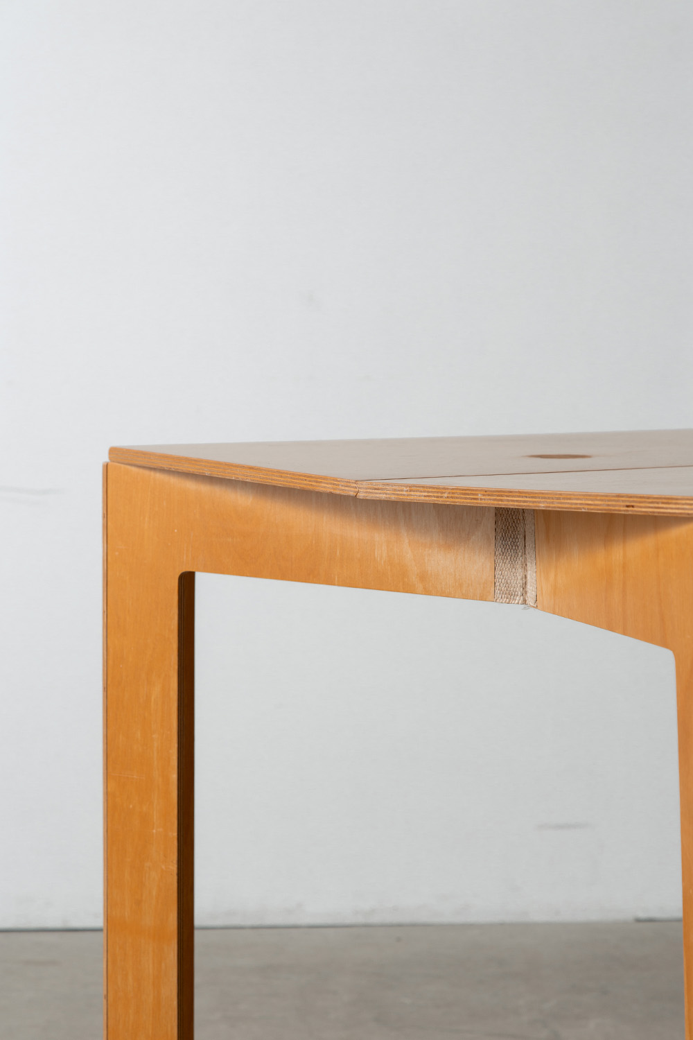 ‘Last Minute’ Folding Table by Hauke Murken for Nils Holger Moormann in Plywood