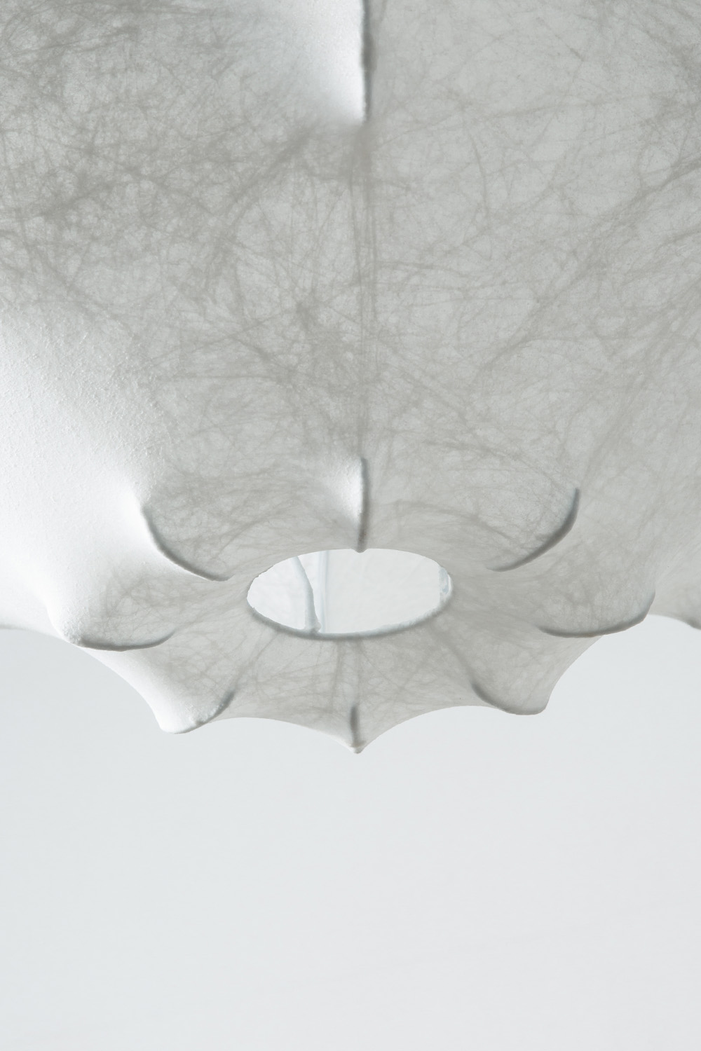 VISCONTEA Suspension Lamp by Achille & Pier Giacomo Castiglioni for FLOS in Steel and Cocoon