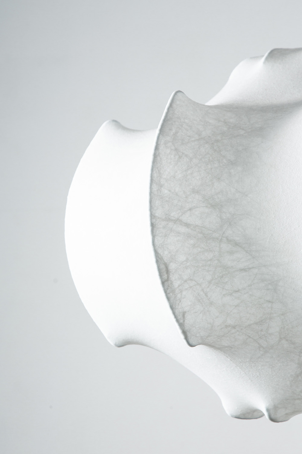VISCONTEA Suspension Lamp by Achille & Pier Giacomo Castiglioni for FLOS in Steel and Cocoon