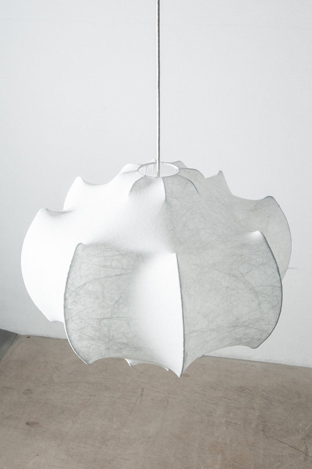 VISCONTEA Suspension Lamp by Achille & Pier Giacomo Castiglioni for FLOS in Steel and Cocoon