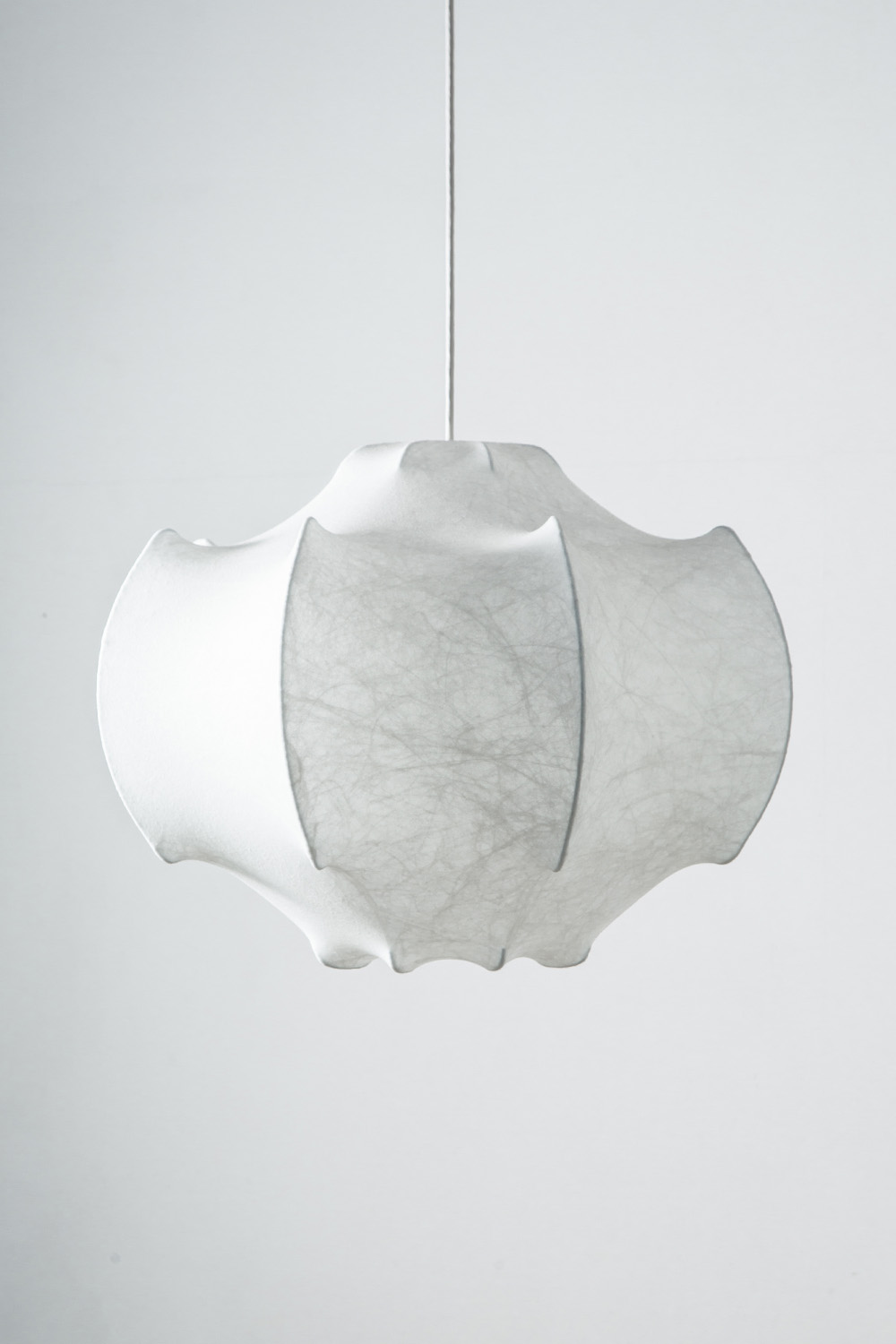 VISCONTEA Suspension Lamp by Achille & Pier Giacomo Castiglioni for FLOS in Steel and Cocoon