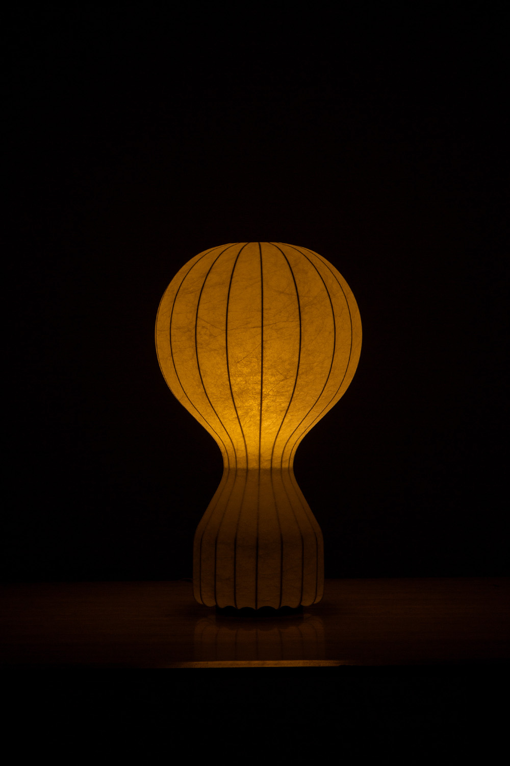 GATTO Table Lamp by Achille & Pier Giacomo Castiglioni for FLOS in in Steel and Cocoon