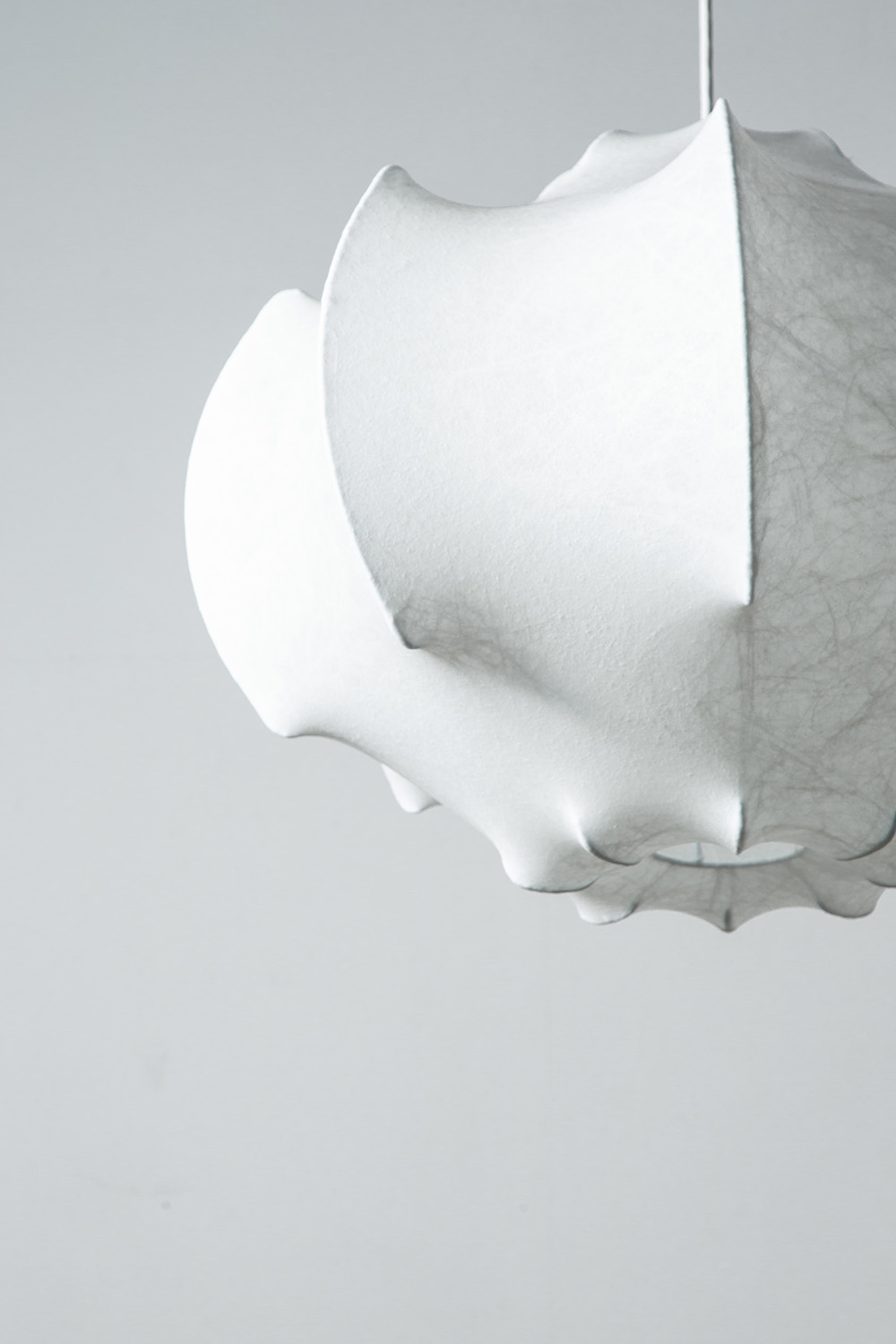 VISCONTEA Suspension Lamp by Achille & Pier Giacomo Castiglioni for FLOS in Steel and Cocoon