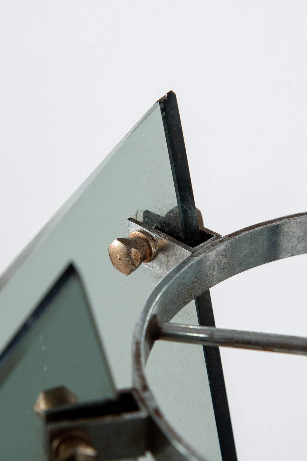 Pendant Lamp in Glass and Metal