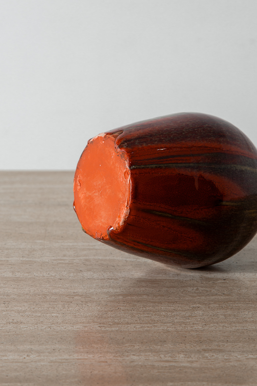 Flower Vase by Ivo Sassi in Red
