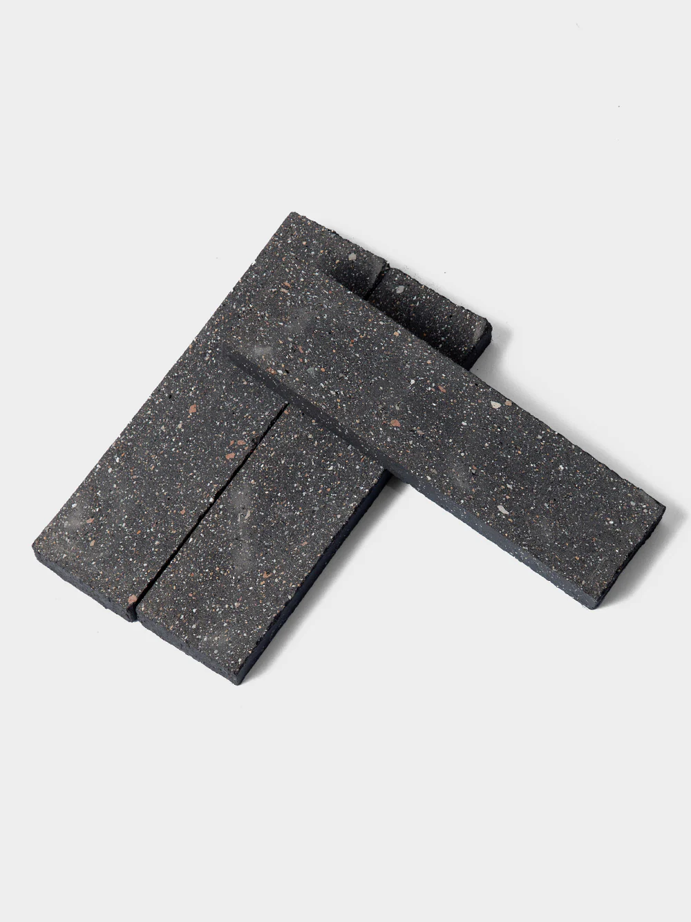Brick Tile by stoop in Beige Black