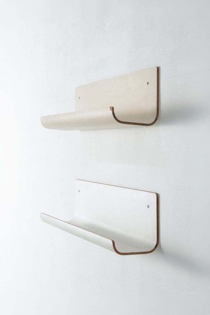 Wall Shelf by Pierre Guariche for La Plagne in Wood