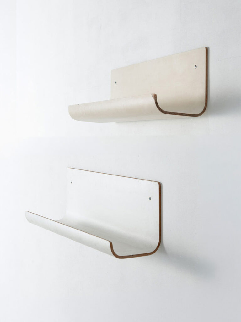 Wall Shelf by Pierre Guariche for La Plagne in Wood