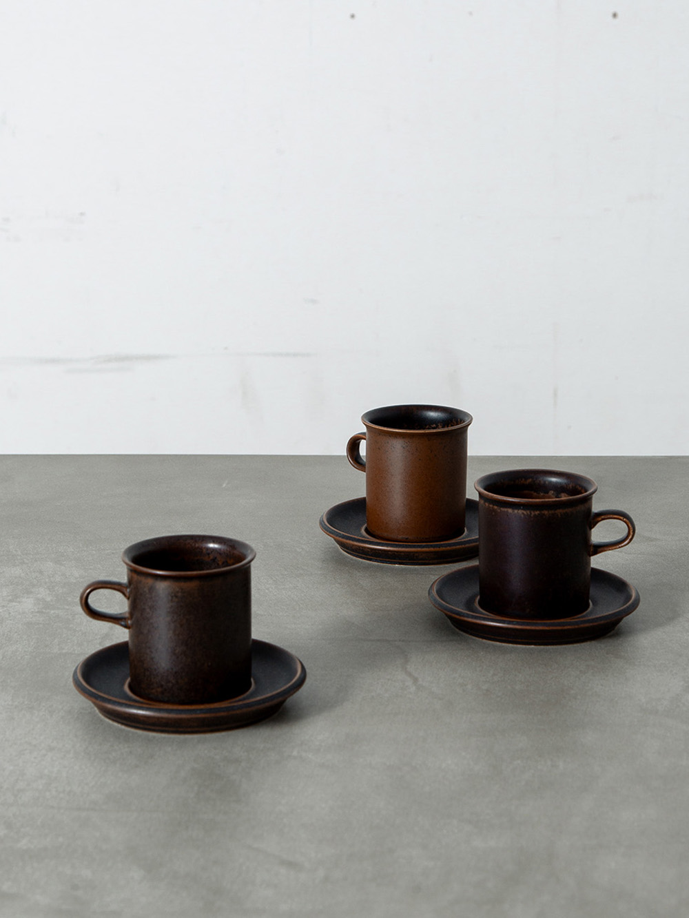 Coffee Cup & Saucer Set “Ruska” for ARABIA by Ulla Procope