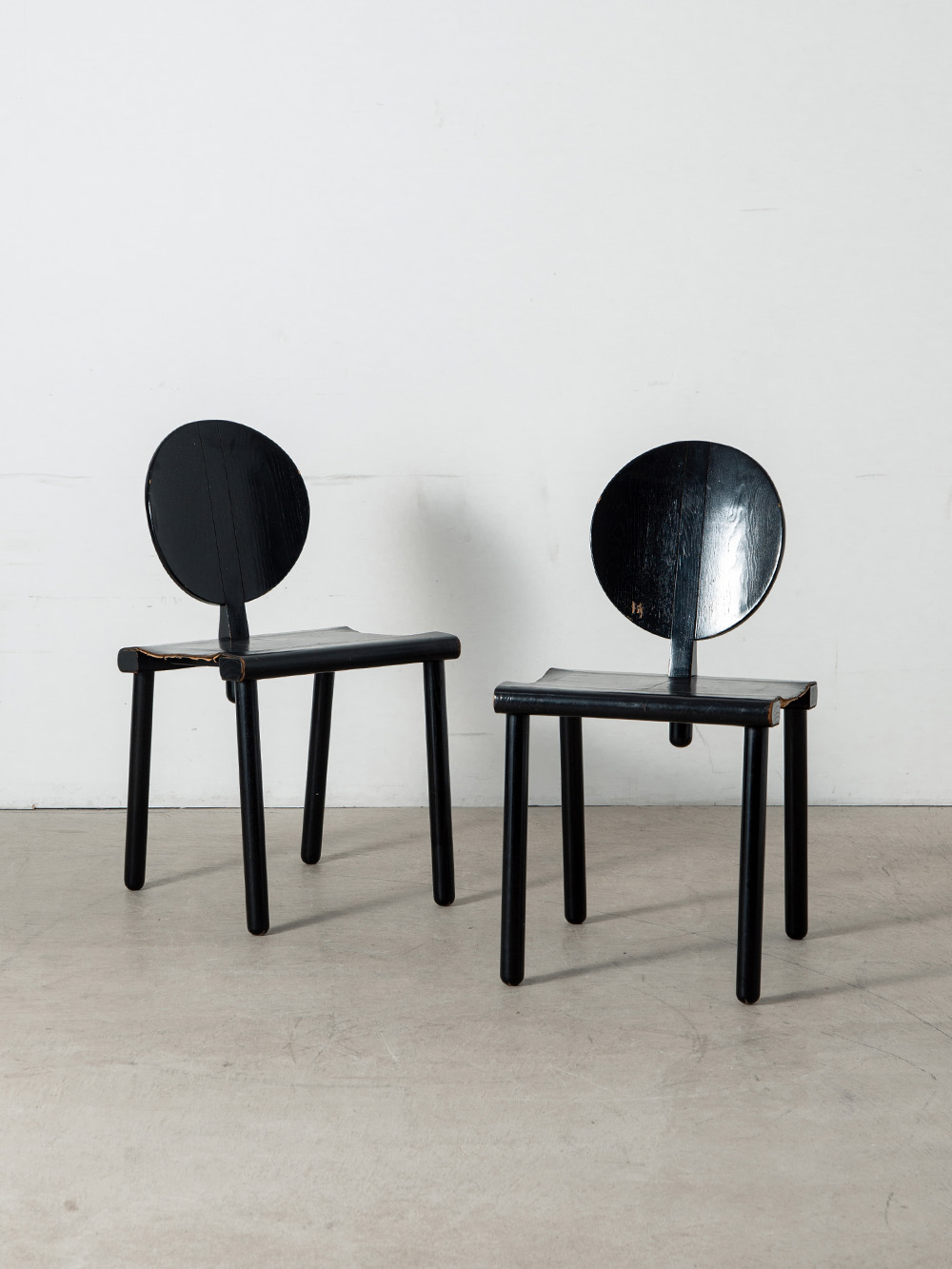 ‘FIONA’ Chair  by Gigi Sabadin for Crassevig in Wood and Leather